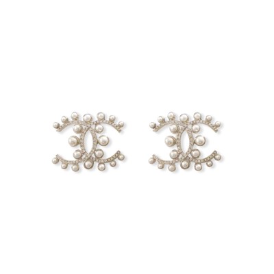 CHANEL CC PEARL EARRINGS 300561